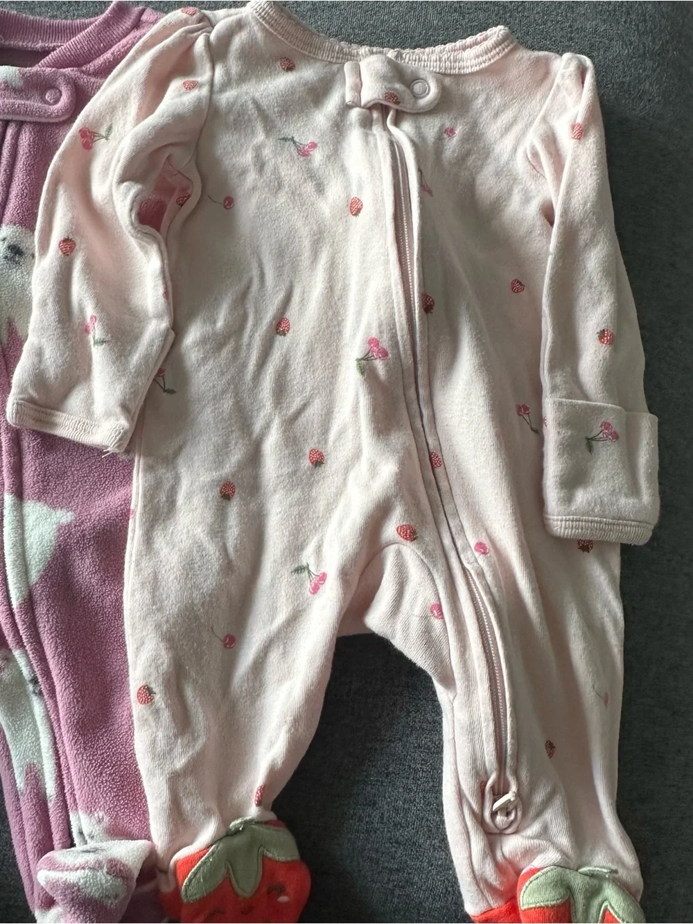 3 Carter's Footed One-Piece